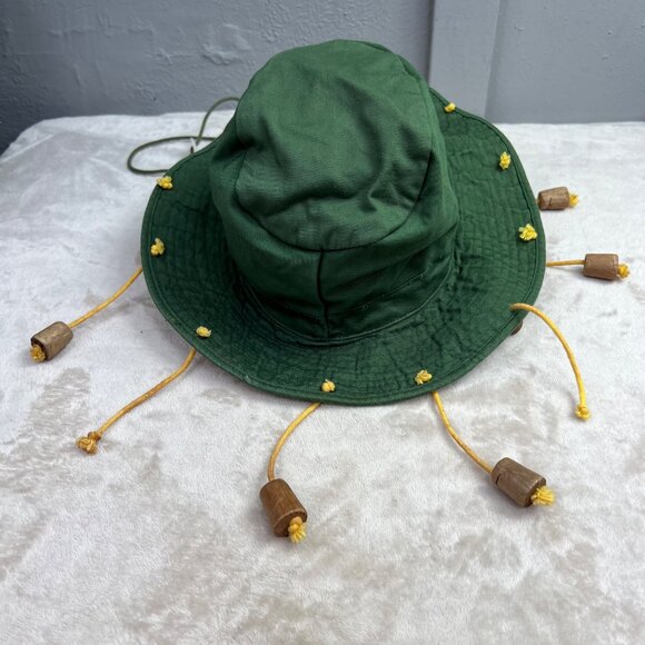 Australian Hat Cork Swag Souvenir Aussie Green One Size with Strap - Picture 4 of 6